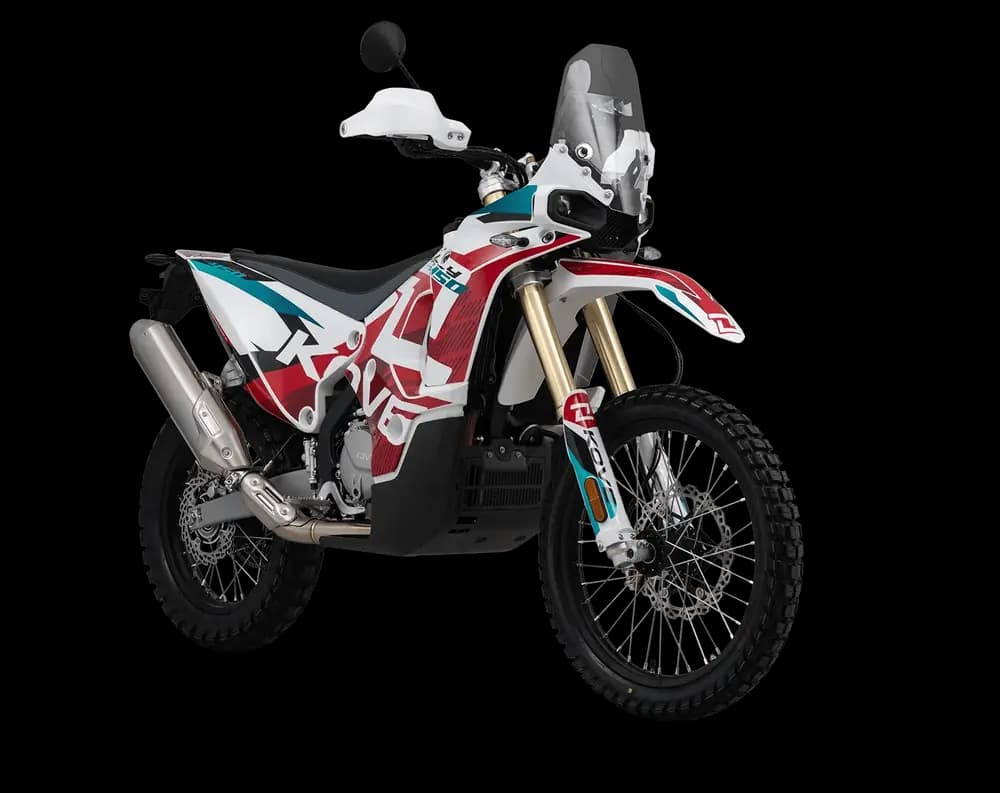 KOVE 450 RALLY en rojo
